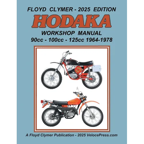 HODAKA 90cc - 100cc - 125cc WORKSHOP MANUAL 1964-1978