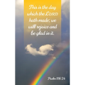 General Worship Bulletin: Glad (Package of 100): Psalm 118:24 (Kjv)