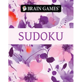 Brain Games - Take-Along - Sudoku (Watercolor Floral Design)