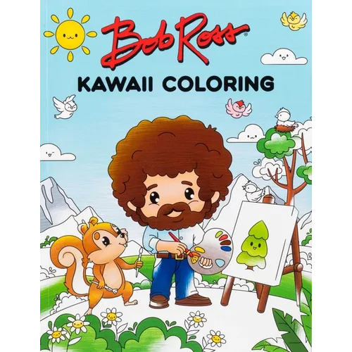 Bob Ross Kawaii Coloring