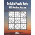Sudoku Puzzle Book: Large Print: 200 Medium Puzzles For Sudoku Lovers: Volume 1