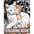 Cat Coloring Book for Adults Relaxation: Stress Relief Cat Pattern