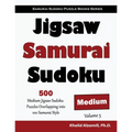 Jigsaw Samurai Sudoku: 500 Medium Jigsaw Sudoku Puzzles Overlapping into 100 Samurai Style