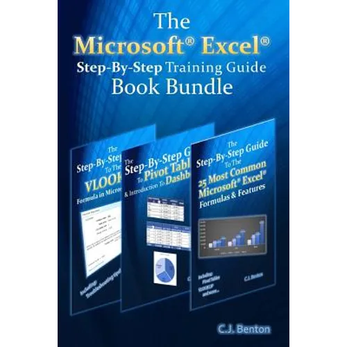 The Microsoft Excel Step-By-Step Training Guide Book Bundle