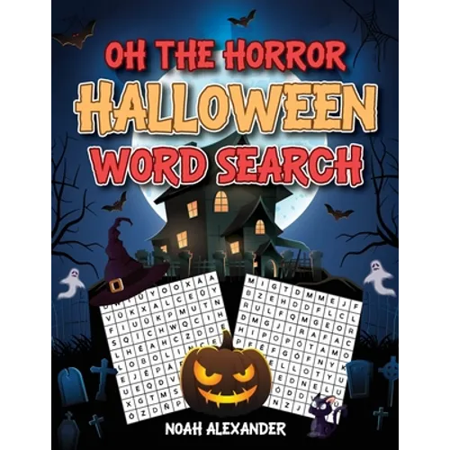 Oh The Horror Halloween Word Search