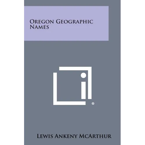Oregon Geographic Names