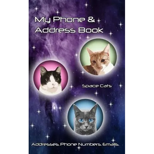Space Cats Address Book: Phone Numbers and Email
