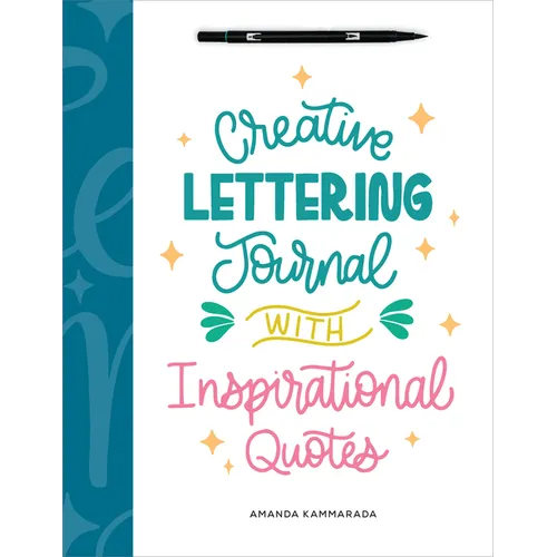 Creative Lettering Journal with Inspirational Quotes