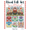 Floral Folk Art in Cross Stitch