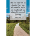 General Worship Bulletin: Follow Me (Package of 100): Matthew 16:24 (Kjv)