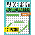 Large Print Word Search: 101 Puzzles ( Volume 2 )