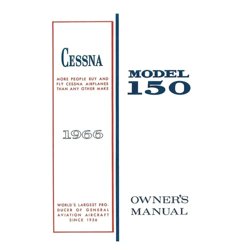 Cessna 1966 Model 150 Owner's Manual