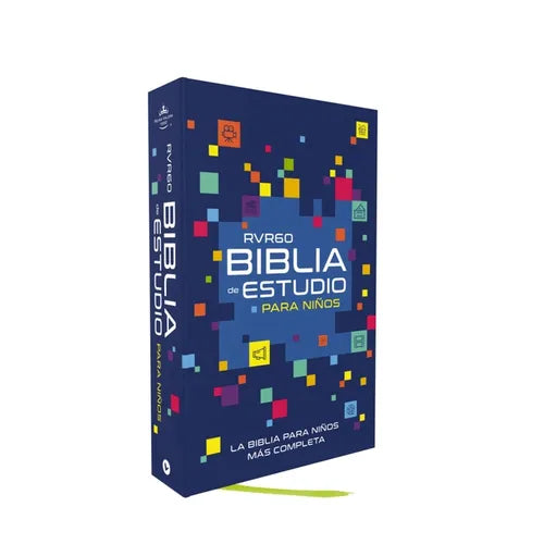 Rvr60 Biblia de Estudio Para Niños, Tapa Dura: La Biblia Para Niños Más Completa