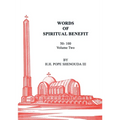 Words of Spiritual Benefit Volume 2