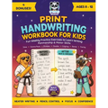 Print Handwriting Workbook for Kids 8-12: Fun Weekly Practice Exercises to Learn Writing, Penmanship & Motor Skills with Jokes, Science Facts & Prompt