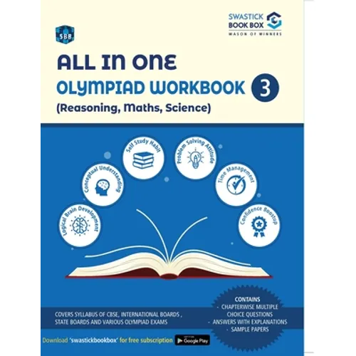 All in One Olympiad Workbook for Reasoning, Maths & Science - Class 3