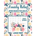 Word Search for Women Large Print: Large Print Motivational Word Search, Anxiety Relief Word Search for Women, Mom, Grandma
