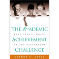 The Academic Achievement Challenge: What Really Works in the Classroom?