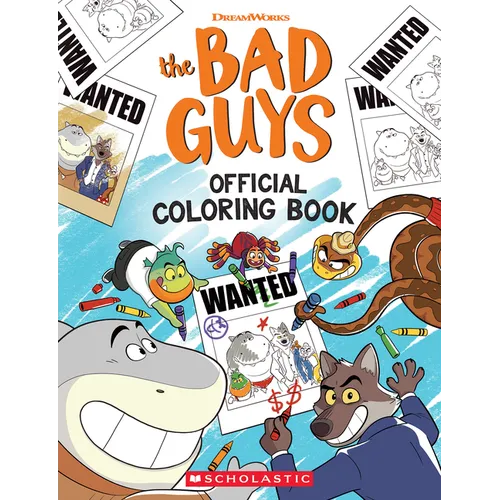 Bad Guys Coloring Book