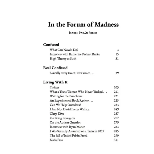 In the Forum of Madness