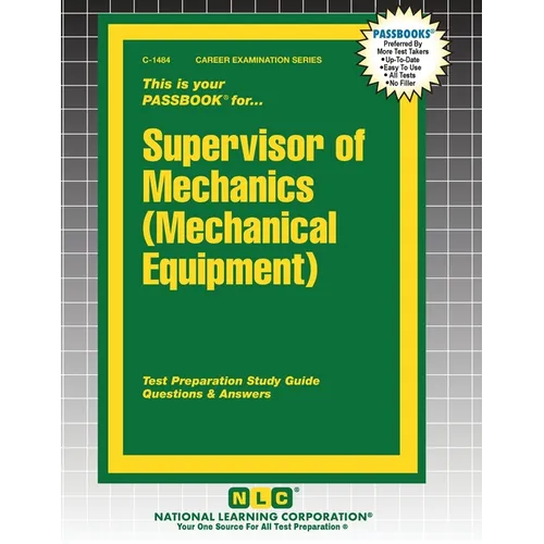 Supervisor of Mechanics (Mechanical Equipment)