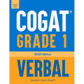 COGAT Grade 1 Verbal: 3 Practice Tests - Level 7