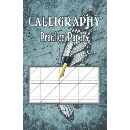 Calligraphy Practice Paper: 100 sheet pad, calligraphy style writing paper and workbook.