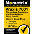 PRAXIS 7001 Elementary Education Multiple Subjects Study Guide - 3 Full-Length Practice Tests, 250+ Online Video Tutorials, Secrets Exam Prep: [Detail