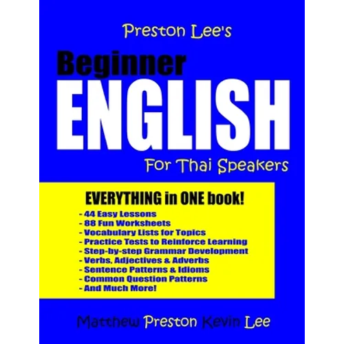 Preston Lee's Beginner English For Thai Speakers