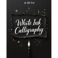White Ink Calligraphy: Discover the Magic of Lettering on a Deep Black Background - An Artistic Exploration for Beginners