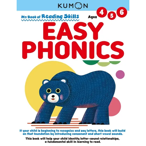 Kumon My Bk of Reading Skills: Easy Phonics