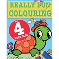 Really Fun Colouring Book For 4 Year Olds: Fun & creative colouring for four year old children