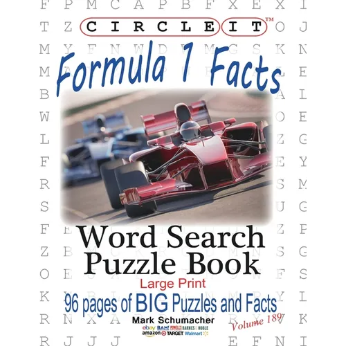 Circle It, Formula 1 / Formula One / F1 Facts, Word Search, Puzzle Book