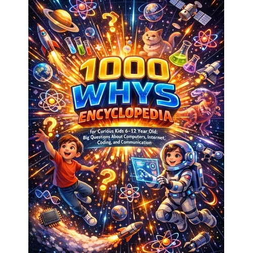 1000 Whys Encyclopedia for Curious Kids 6-12 Year Old: Big Questions About Computers, Internet, Coding, and Communication