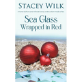 Sea Glass Wrapped in Red