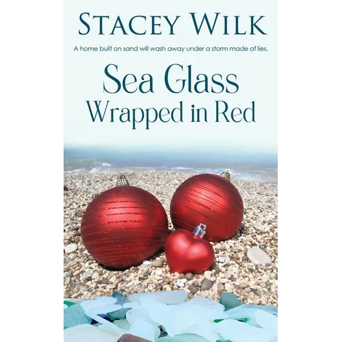 Sea Glass Wrapped in Red