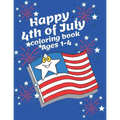 Happy 4th of July coloring book ages 1-4