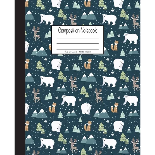 Composition Notebook: 7.5x9.25, Wide Ruled