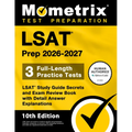 LSAT Prep 2026-2027 - 3 Full-Length Practice Tests, LSAT Study Guide Secrets and Exam Review Book with Detail Answer Explanations: [10th Edition]