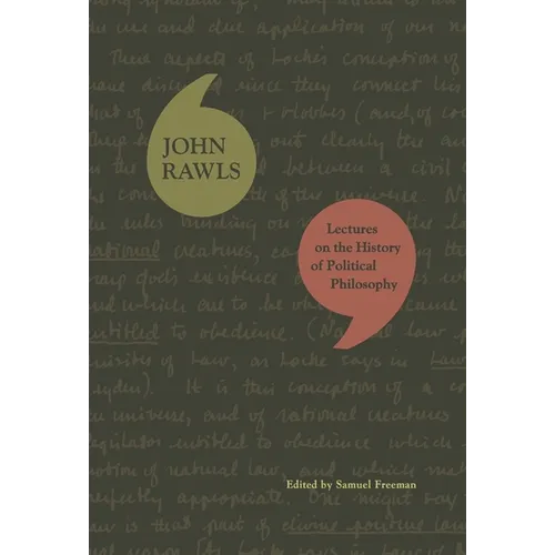 Lectures on the History of Political Philosophy