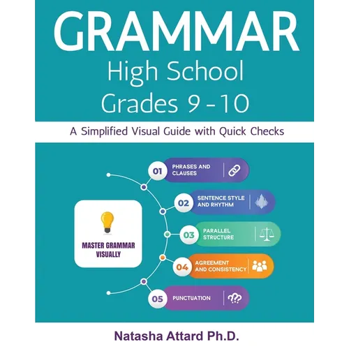 Grammar High School Grades 9-10: A Simplified Visual Guide with Quick Checks
