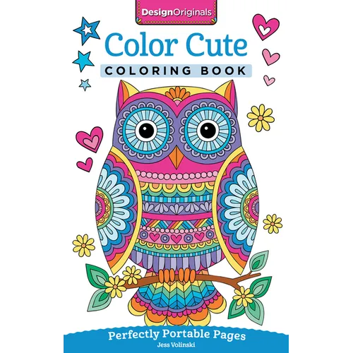 Color Cute Coloring Book: Perfectly Portable Pages