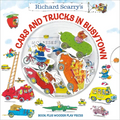 Richard Scarry's Cars and Trucks in Busytown: Book Plus Wooden Play Pieces