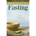 What the Bible Says about Fasting