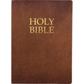 Kjver Holy Bible, Large Print, Acorn Bonded Leather, Thumb Index