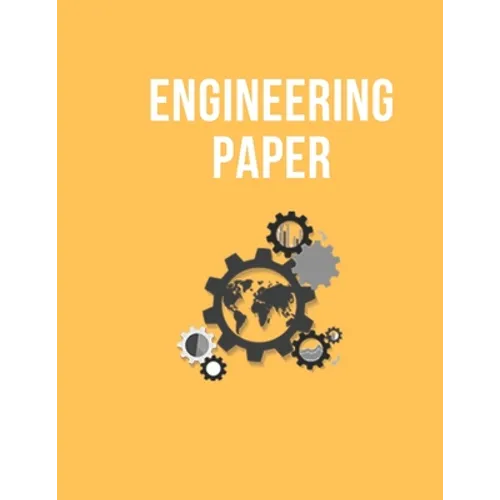 Engineering Paper: BookFactory Professional Engineering Notebook - 140 Pages, great design and nice yellow cover
