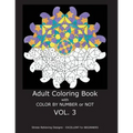 Adult Coloring Book With Color By Number or Not