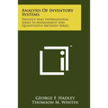 Analysis Of Inventory Systems: Prentice Hall International Series In Management And Quantitative Methods Series