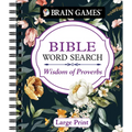Brain Games - Bible Word Search: Wisdom of Proverbs Large Print