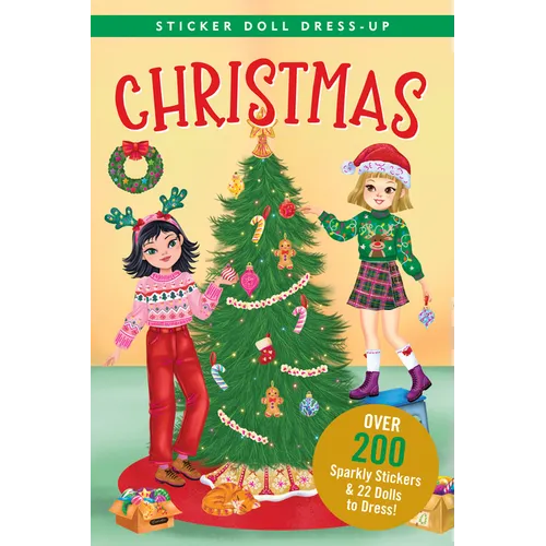 Christmas Sticker Doll Dress-Up Book